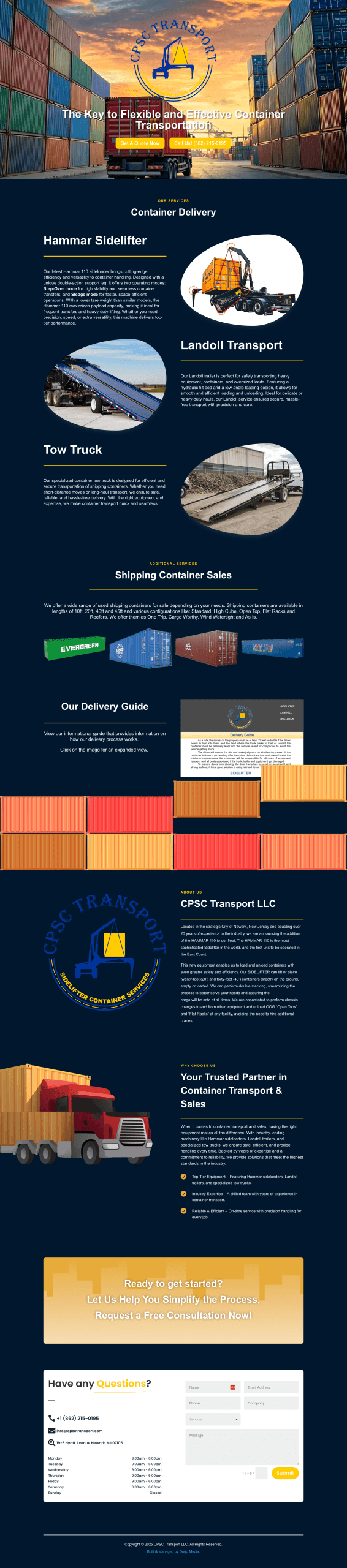 CPSC Transport website