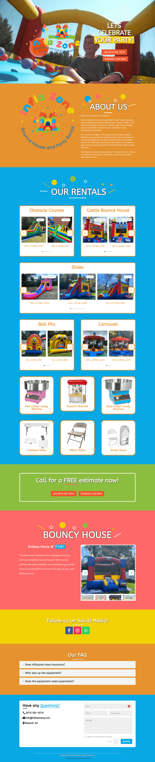 Inflazone website screenshot